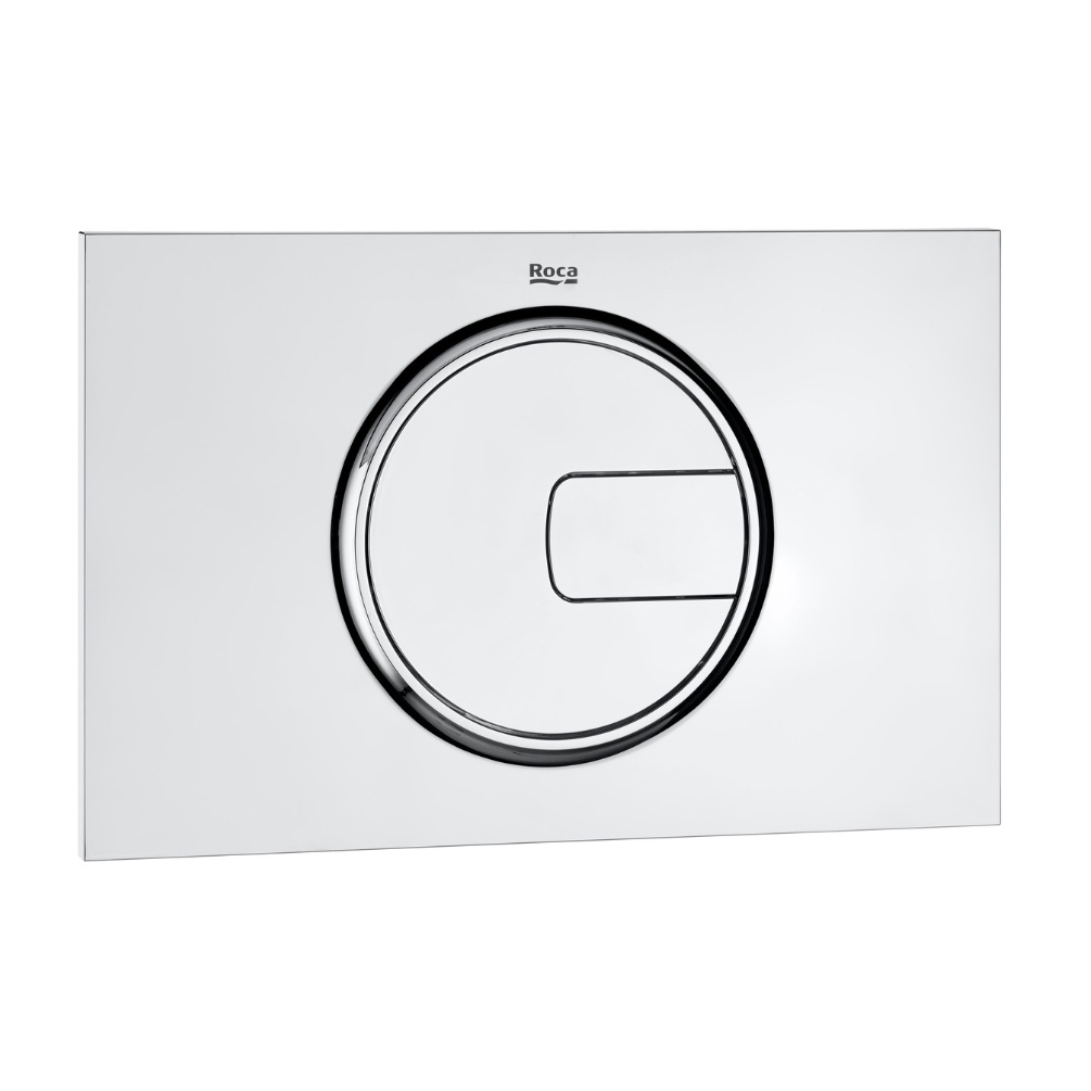 Product cut out image of the Roca PL4 Chrome Flush Plate